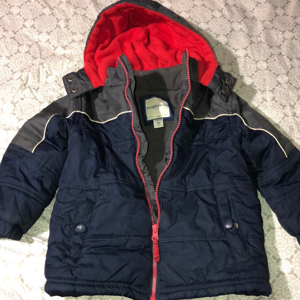 3T Toddler Boys Winter Coat in Navy